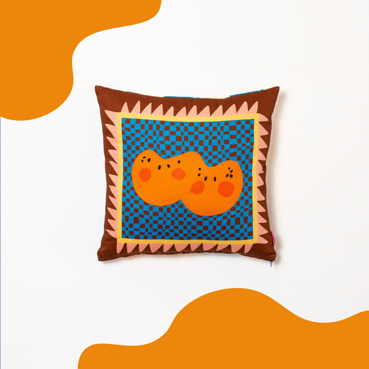Handmade Cotton Pillow Case - Mimosa